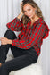 Holiday Feels Plaid Blouse