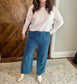 Mineral Wash Wide Leg Pants