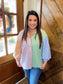 Pastel Stripe Button Up Shirt