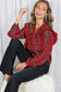 Holiday Feels Plaid Blouse