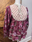 Burgundy Floral Top