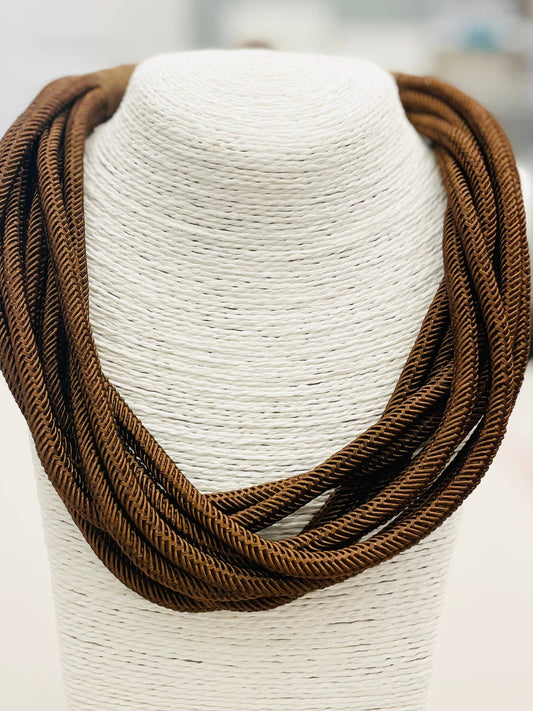 Espresso Corded Necklace