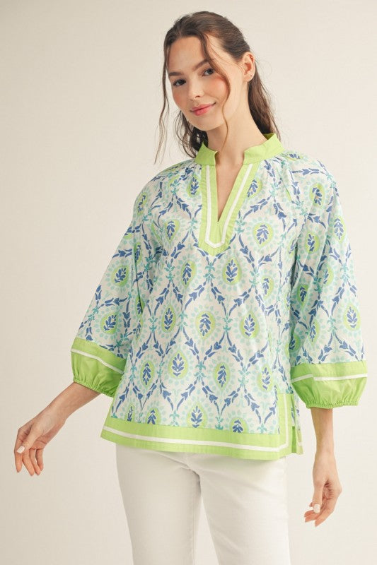 Blue Willow Top