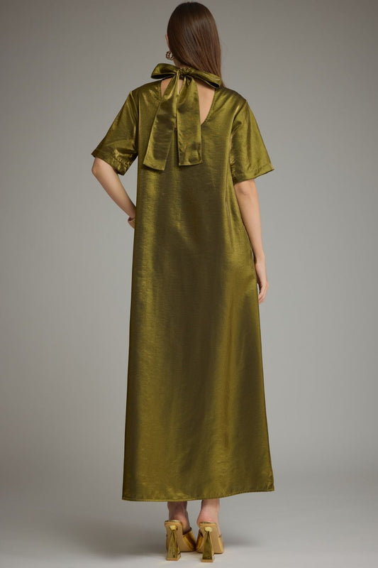 The Sloane Satin Maxi Dress - Ships 11/4