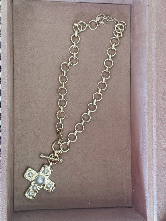 Chunky Cross Necklace