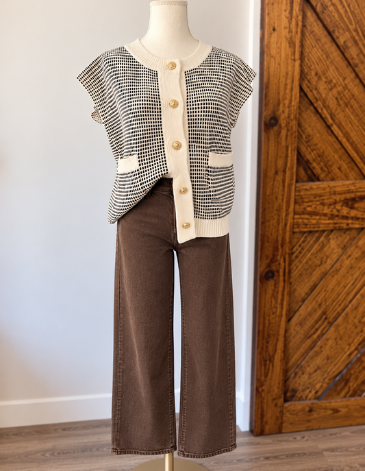 The Winslet Sweater Vest - Ships 11/4