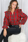 Holiday Feels Plaid Blouse