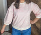 Pink Stripe Top