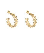 Beaded Hoop Earrings