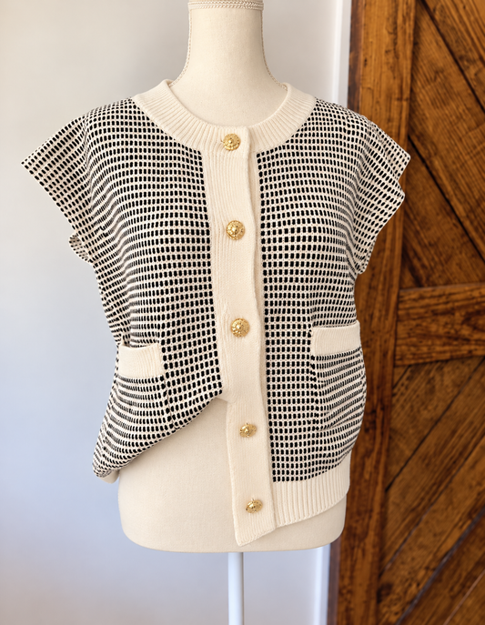 The Winslet Sweater Vest - Ships 11/4