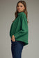 Evergreen Satin Blouse