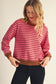 Poppy Stripe Top