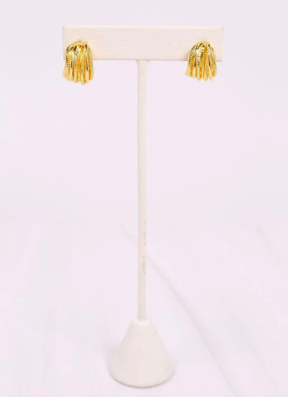 Newton Hoop Earring Gold