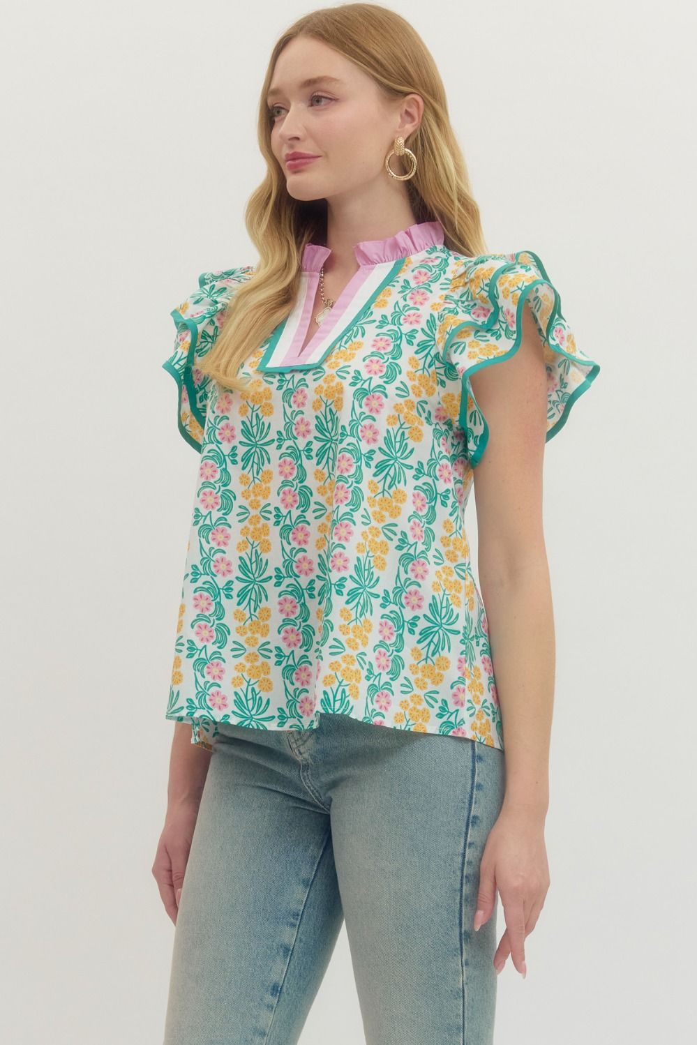 Pastel Petals Top