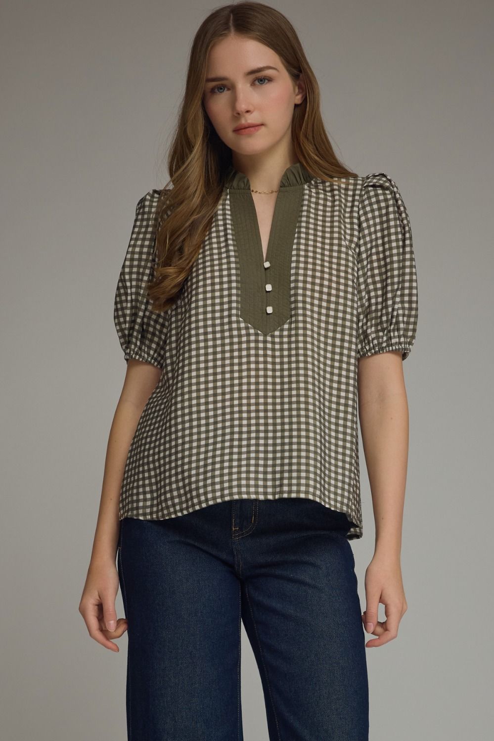 Hadley Gingham Top