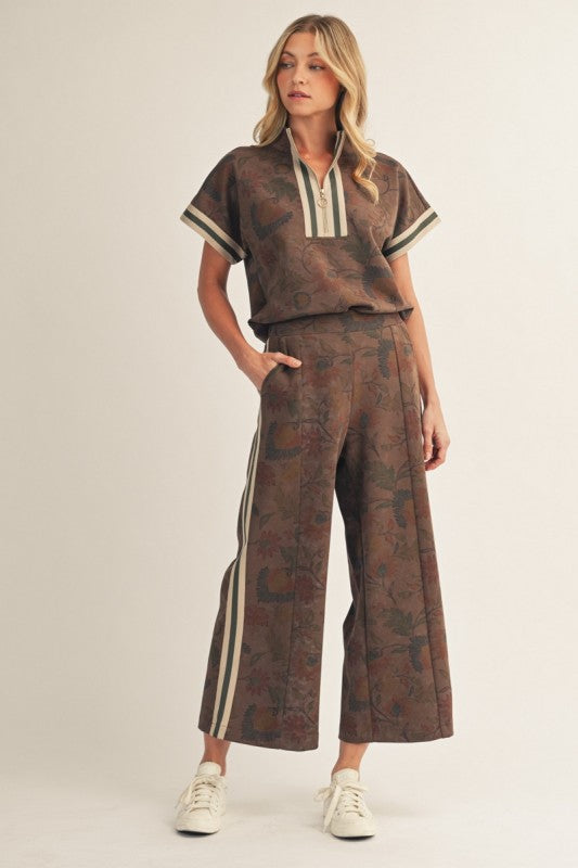 The Hollis Printed Pant Set - Ships 11/4