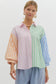 Pastel Stripe Button Up Shirt