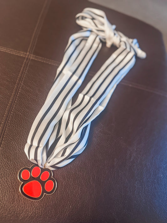 Go Dawgs Scarf Necklace