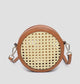 Rattan Circle Crossbody
