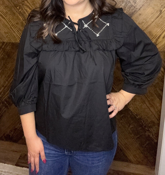 Black Pearl Blouse