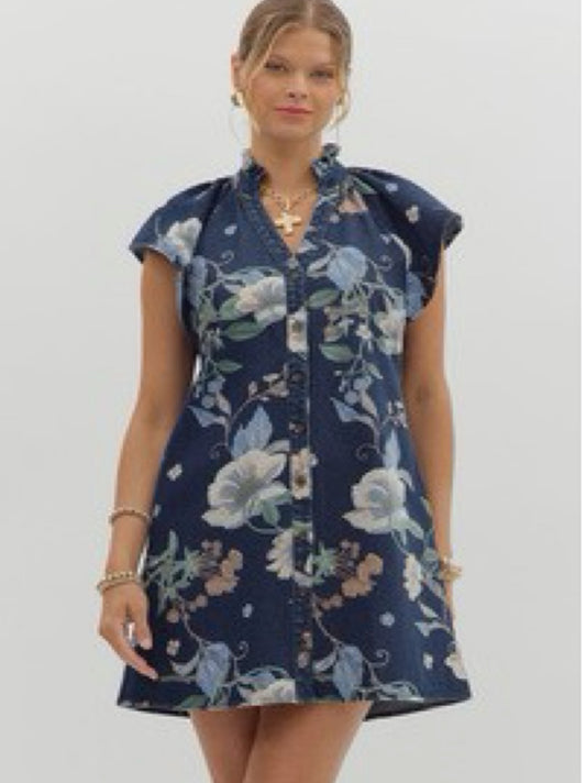 Denim Dreams Mini Dress