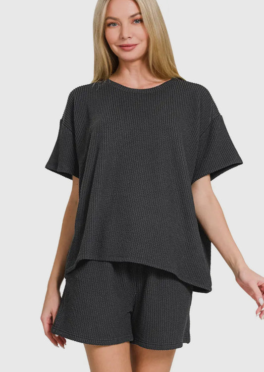 Black Corded Set