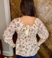 Floral Bow Tie Top
