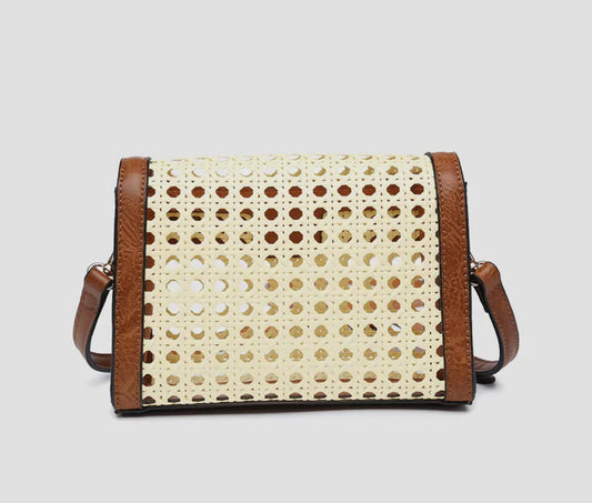 Etta Rattan Crossbody