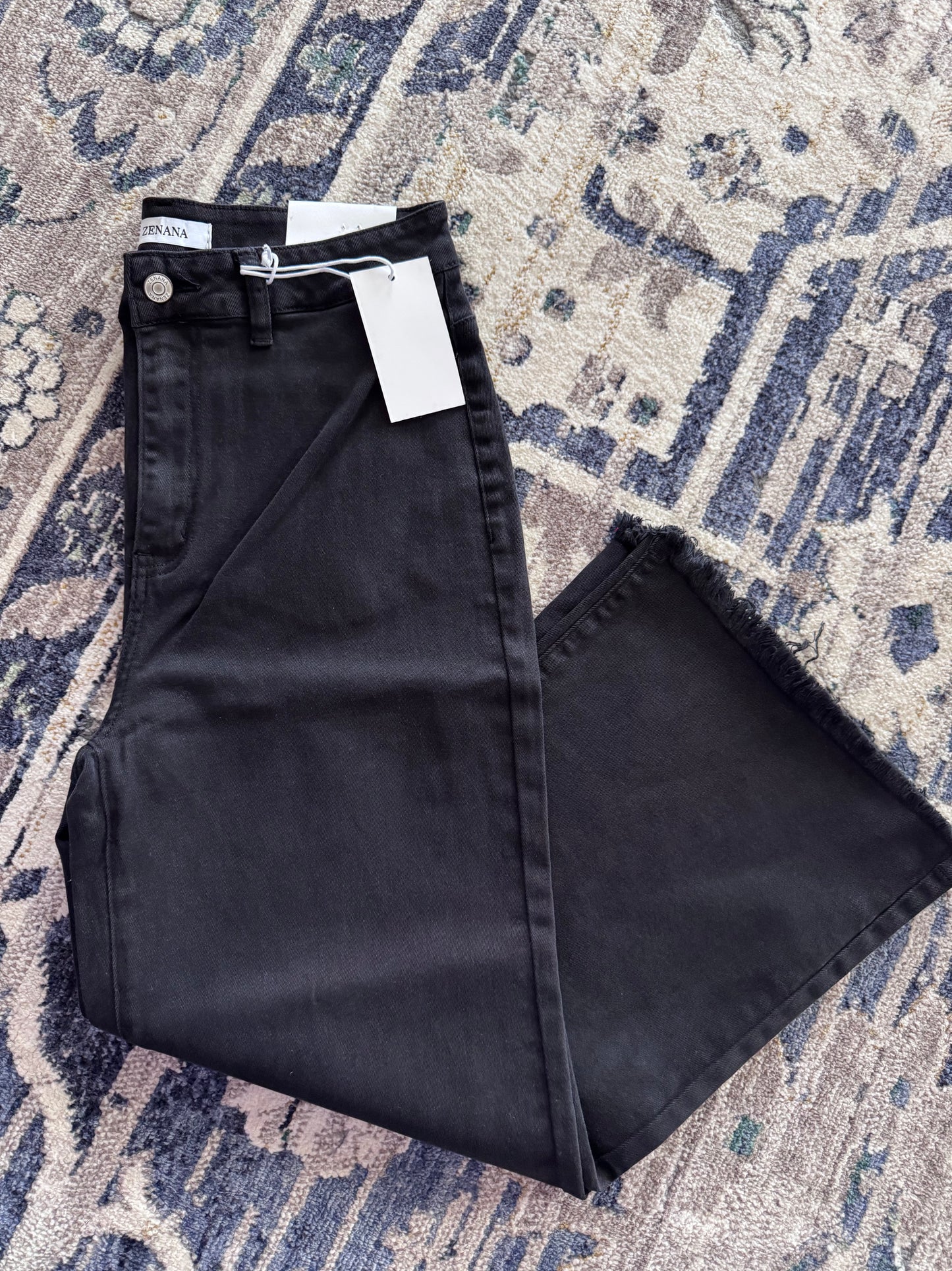 Black High Rise Denim