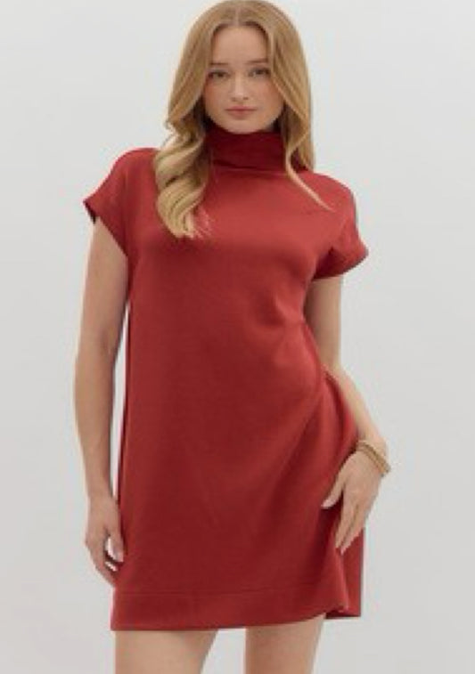 Brick Mock Neck Mini