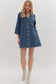 Denim Button Dress