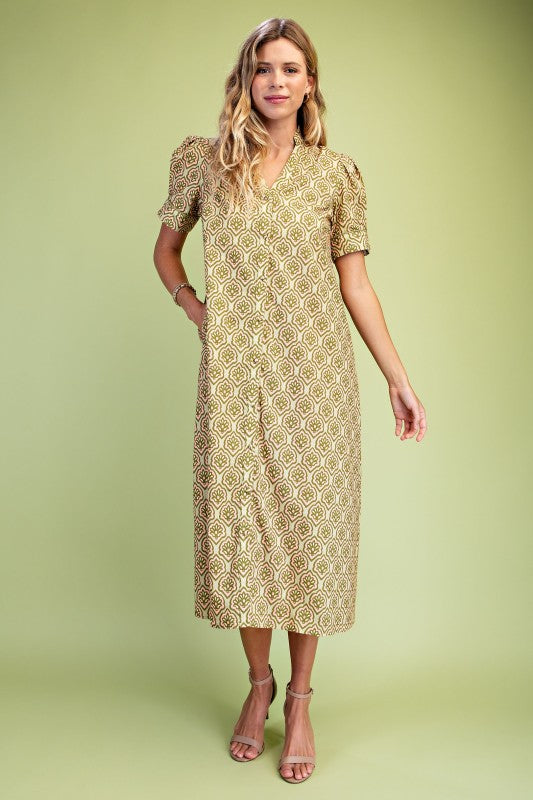 Matcha Midi Dress