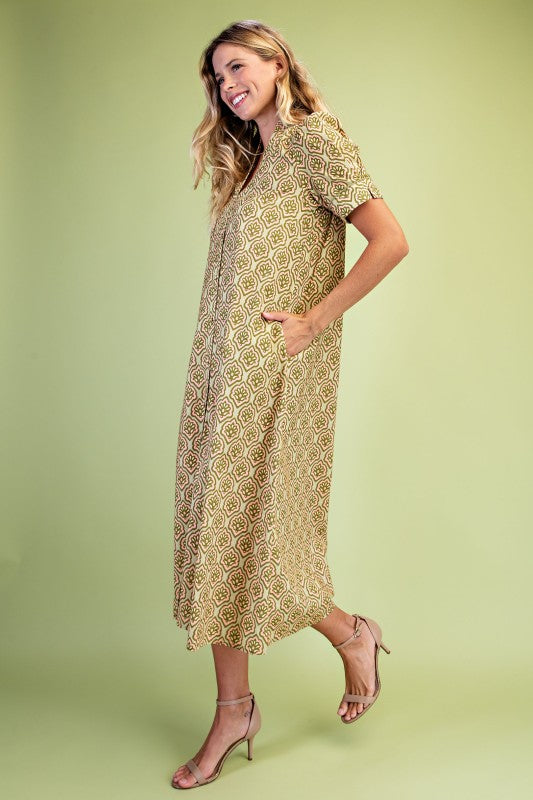 Matcha Midi Dress