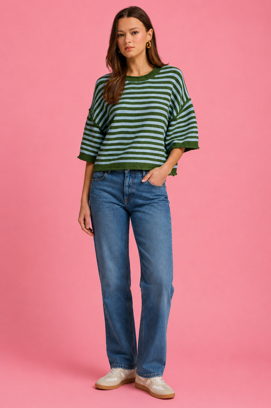 Fairway Stripe Sweater