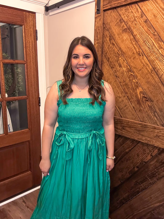 Green Tie Dress
