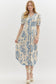 Blue Paisley Dress