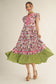 Berry Floral Midi