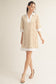 Taupe Crochet Dress
