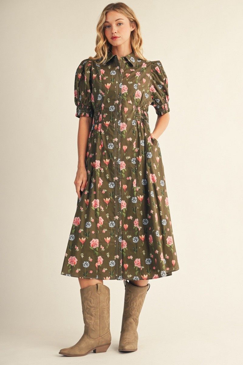 Olive Blossom Midi