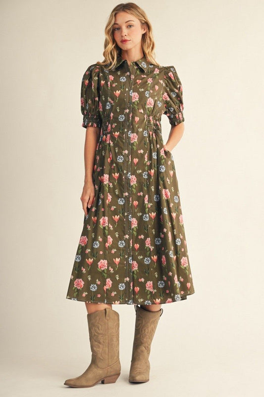 Olive Blossom Midi