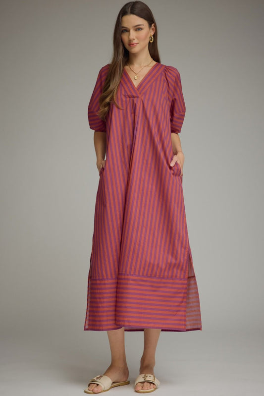 Sunset Stripe Dress