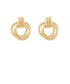 Gold Doorknocker Earrings