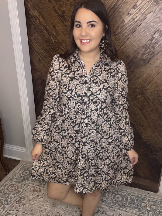 Fields of Gold Midi Dress