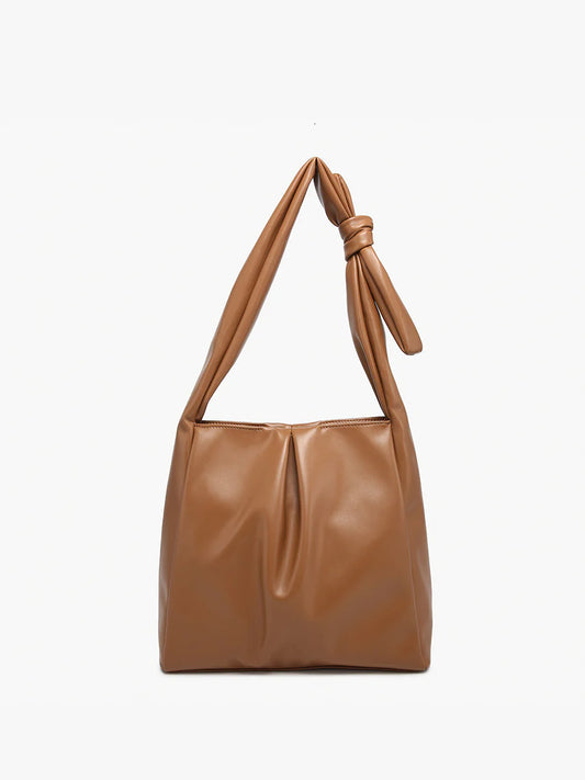 Brown Knot Tote Purse
