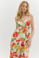 Sunset Bloom Midi Dress