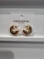 Golden Puff Earrings