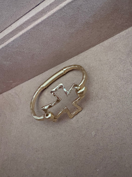 Cross Cuff Bracelet