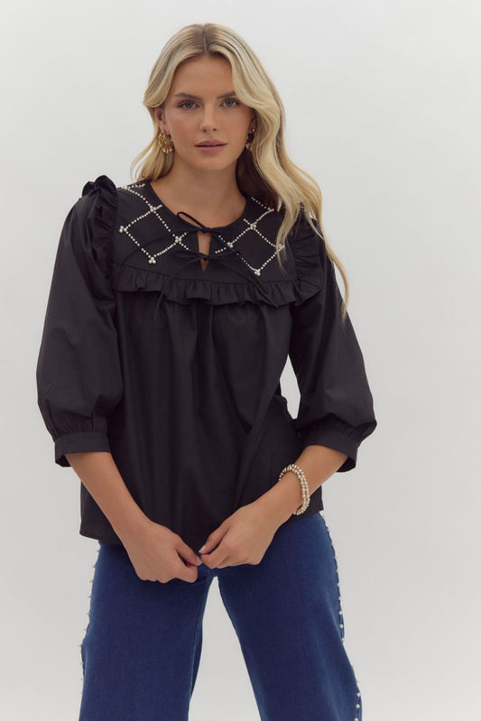 Black Pearl Blouse