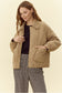 Khaki Quilted Jacket