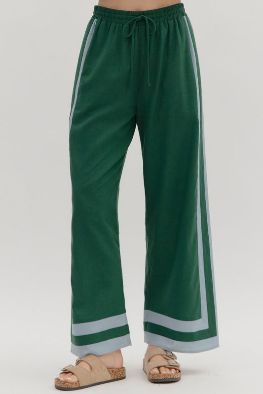Emerald Stripe Set
